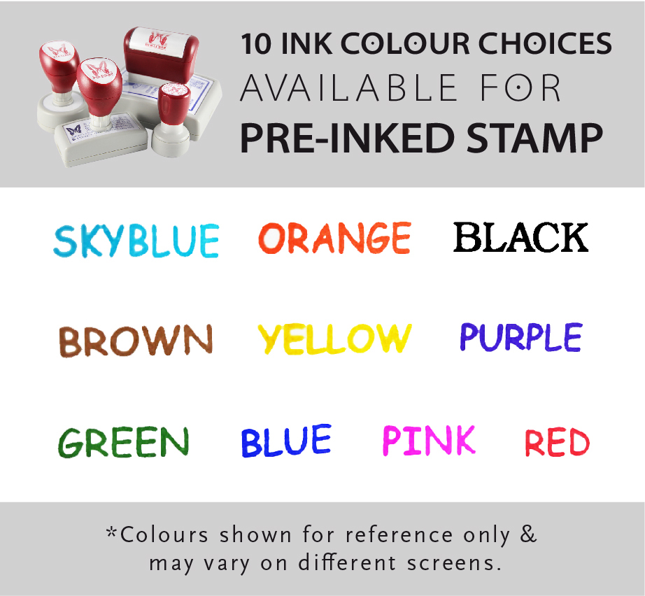 Pre-inked Stamps