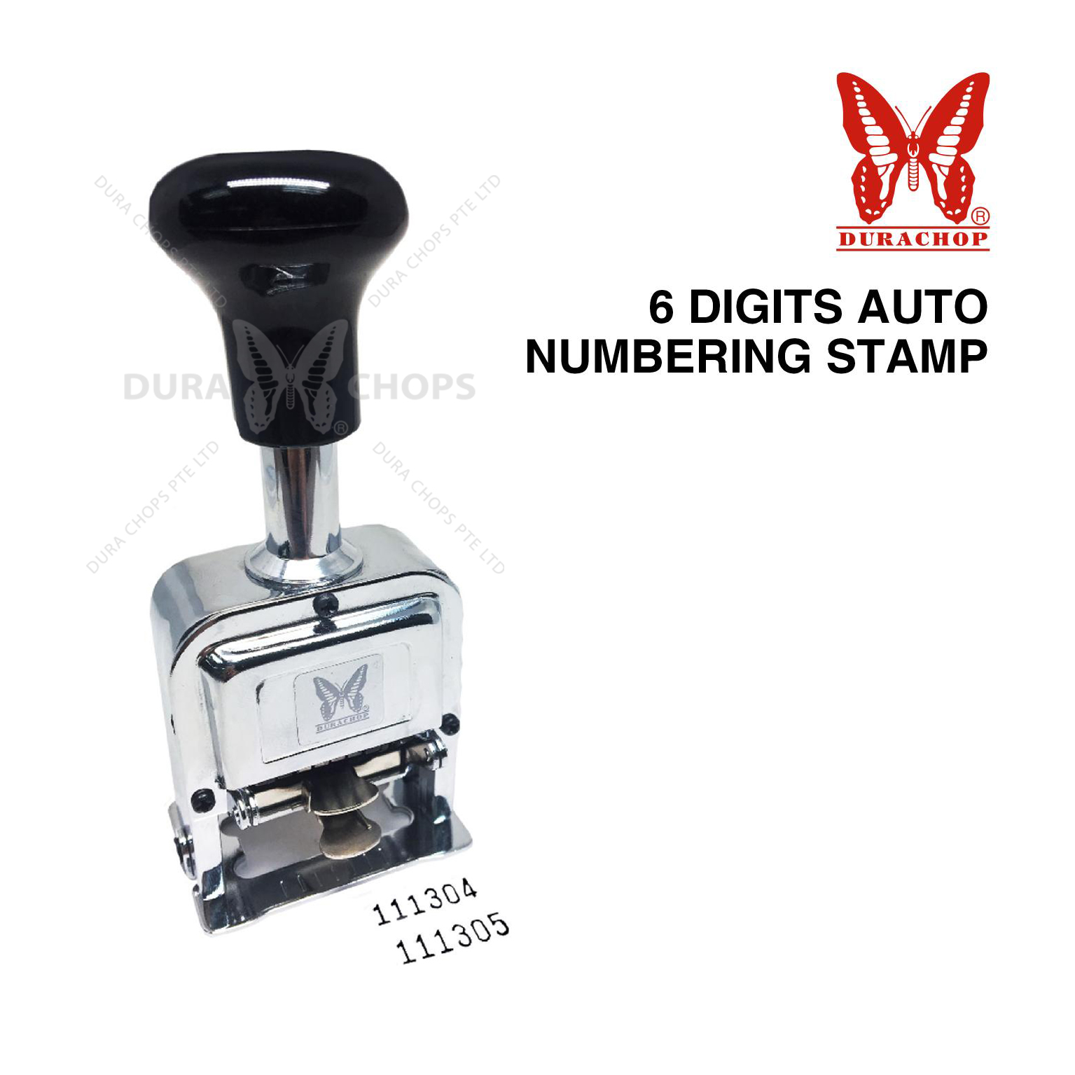 6 Digits Auto Numbering Stamp