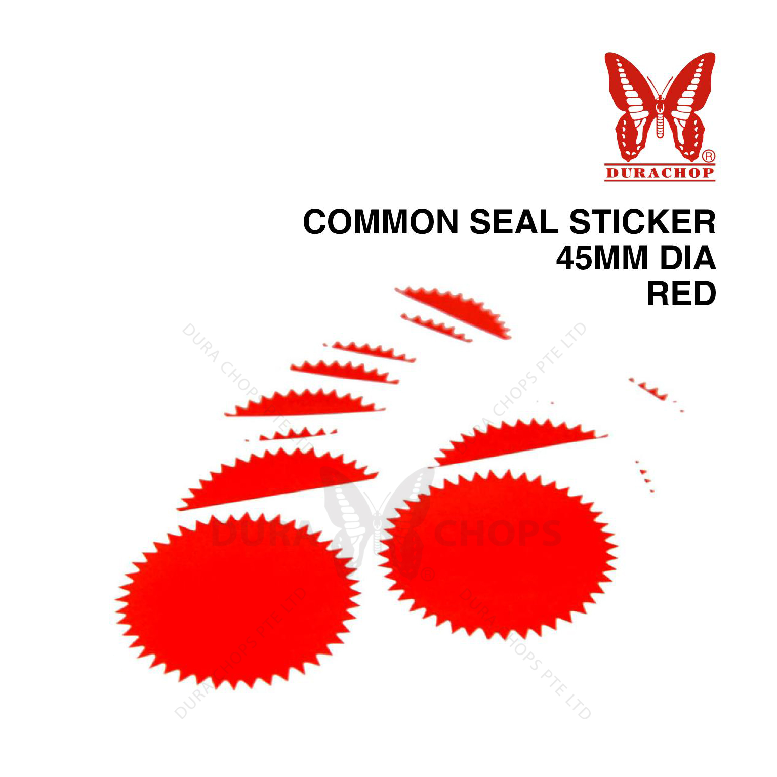 Common Seal Sticker - RED