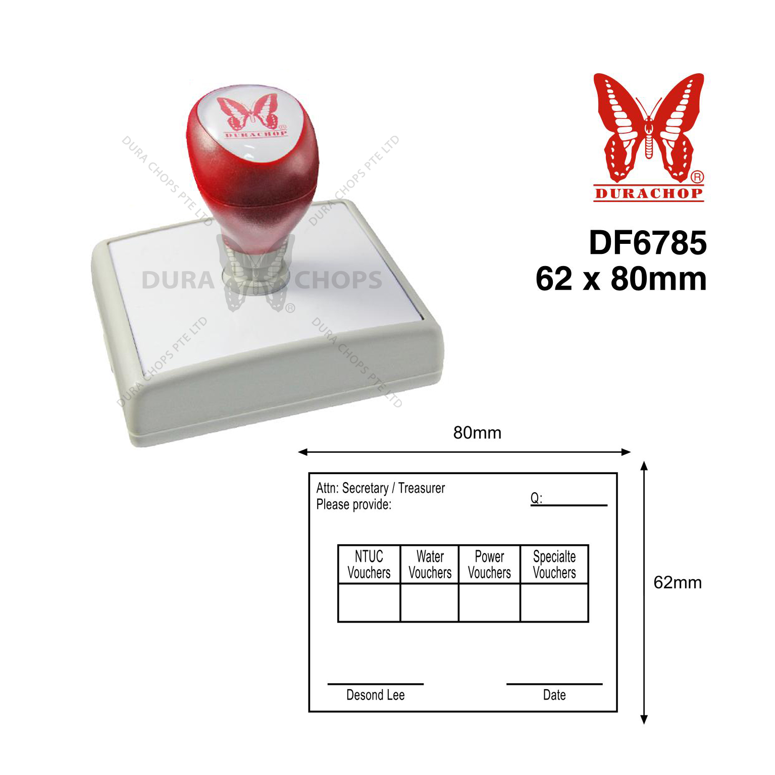 DF6785 - 62 x 80mm