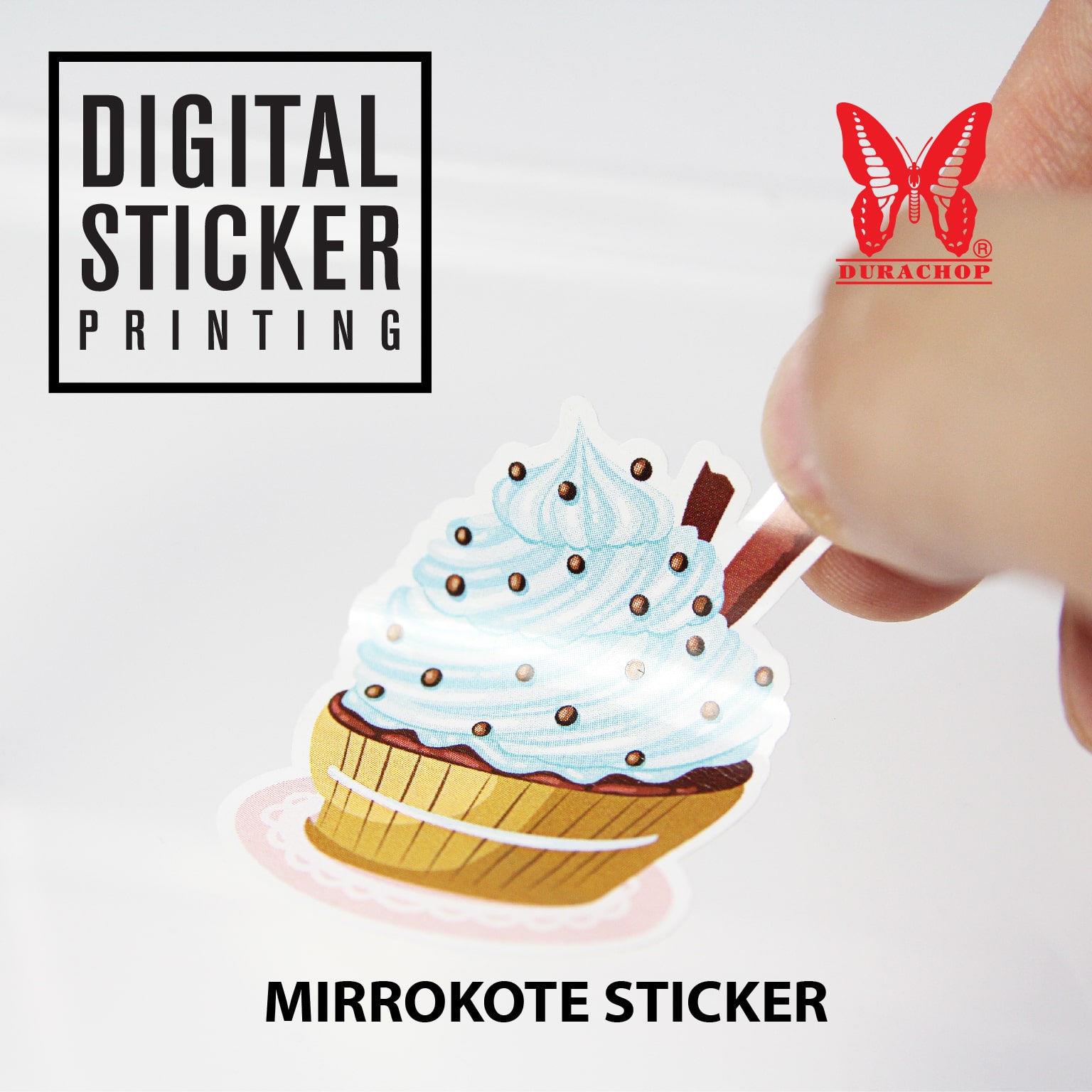 Digital Sticker Printing (White Based)