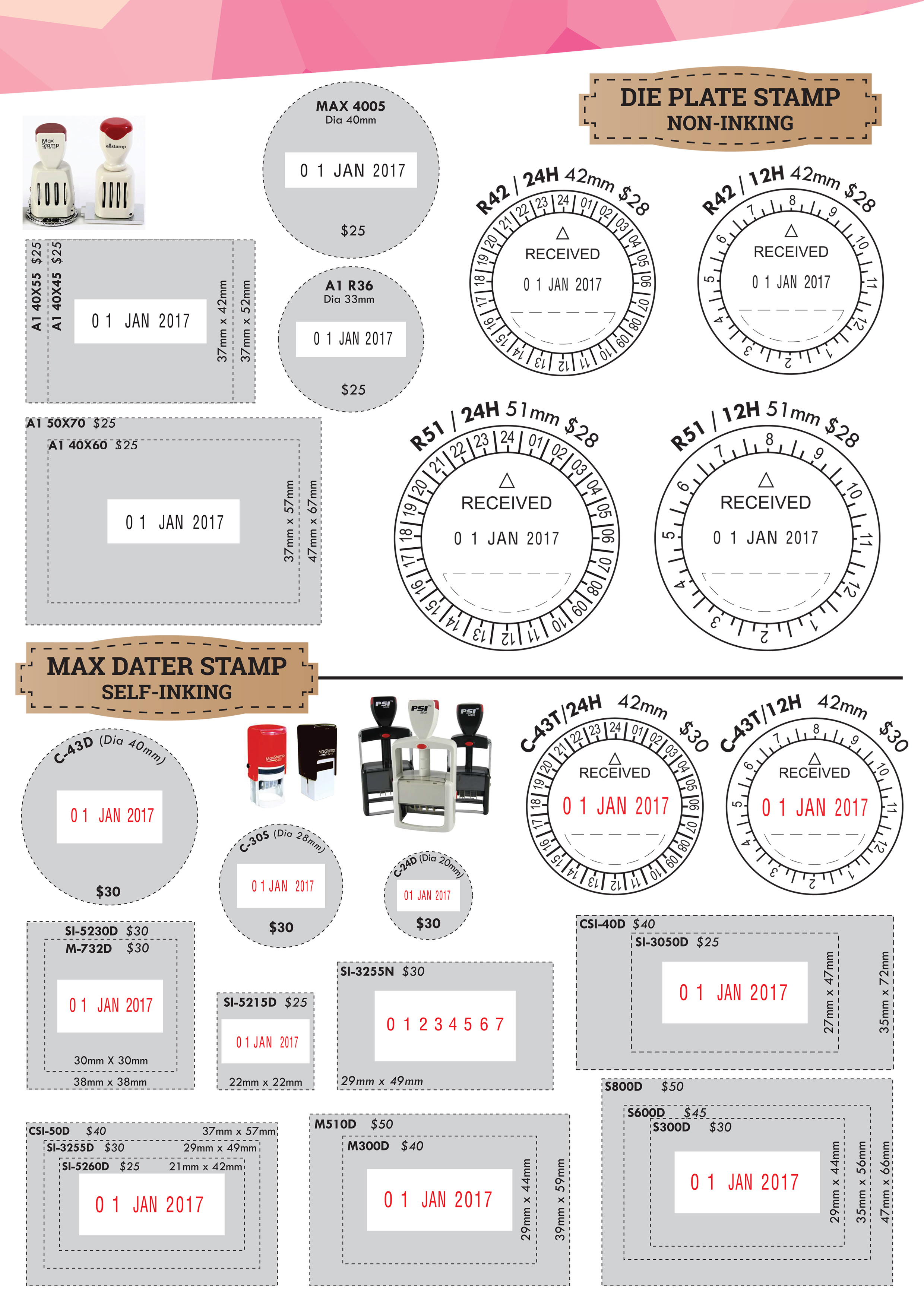 Price list