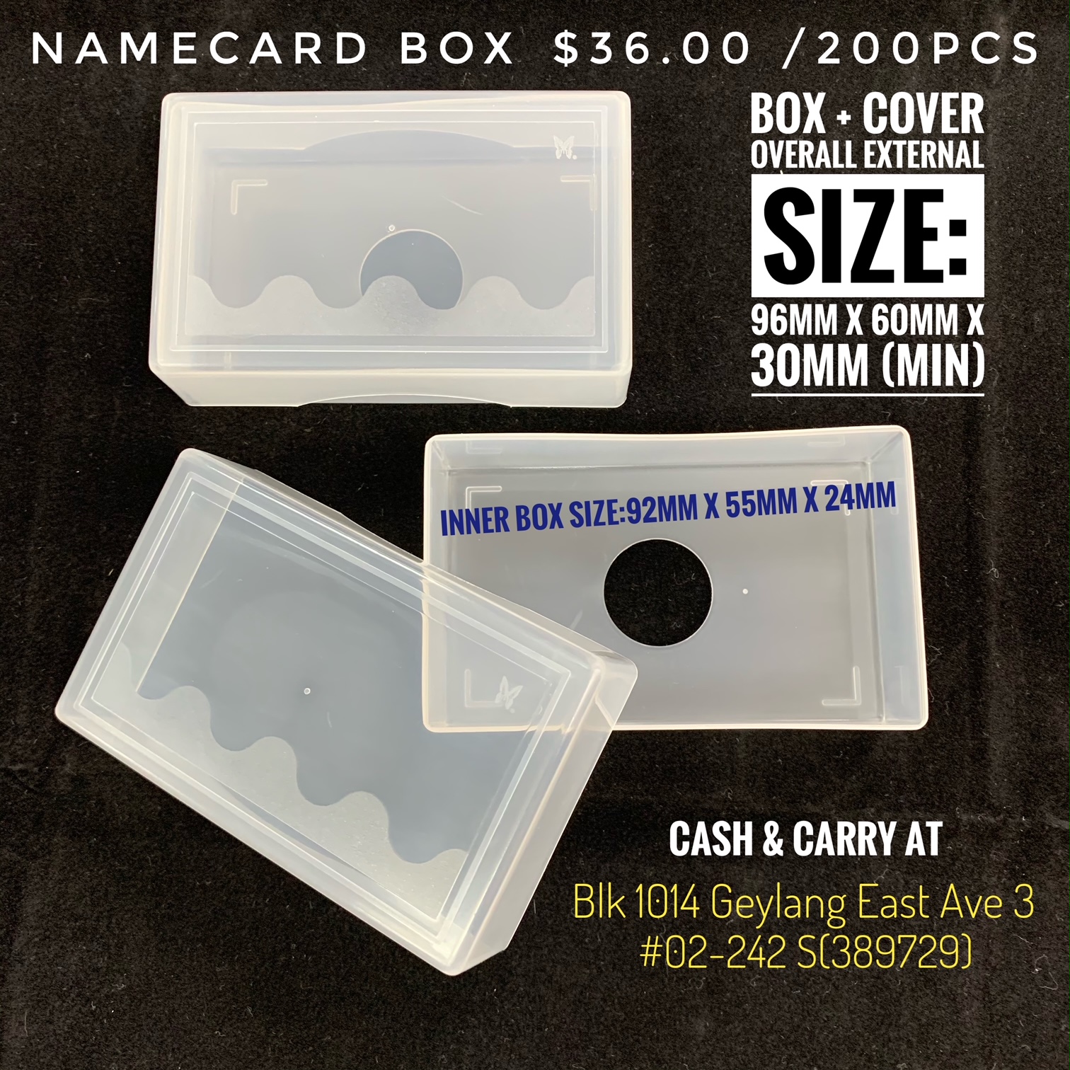 Namecard Boxes (200pcs)