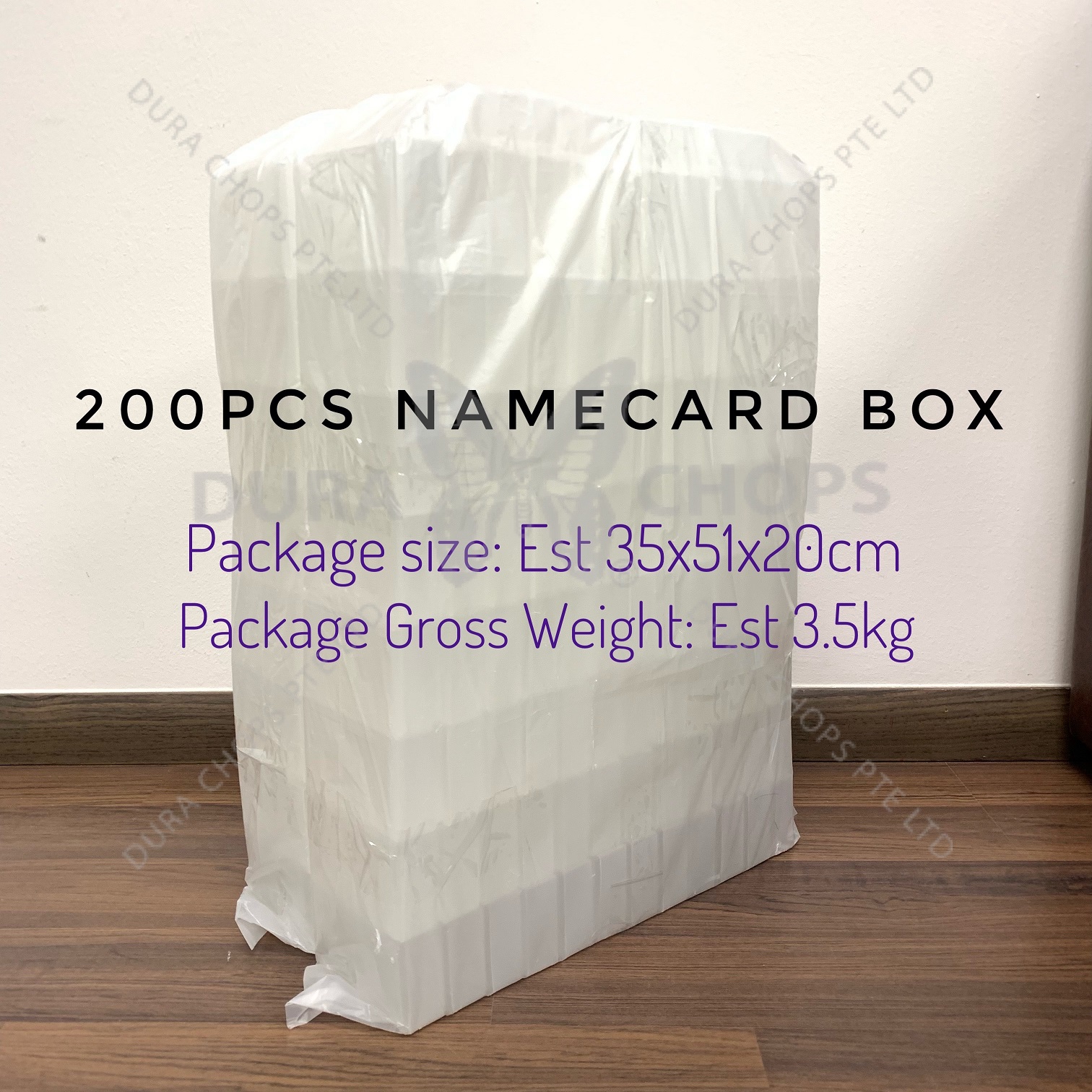 Namecard Box Packing