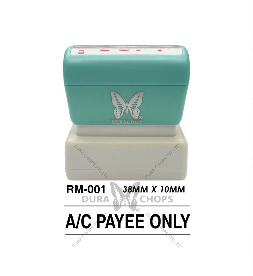 RM-001 - A/C PAYEE ONLY