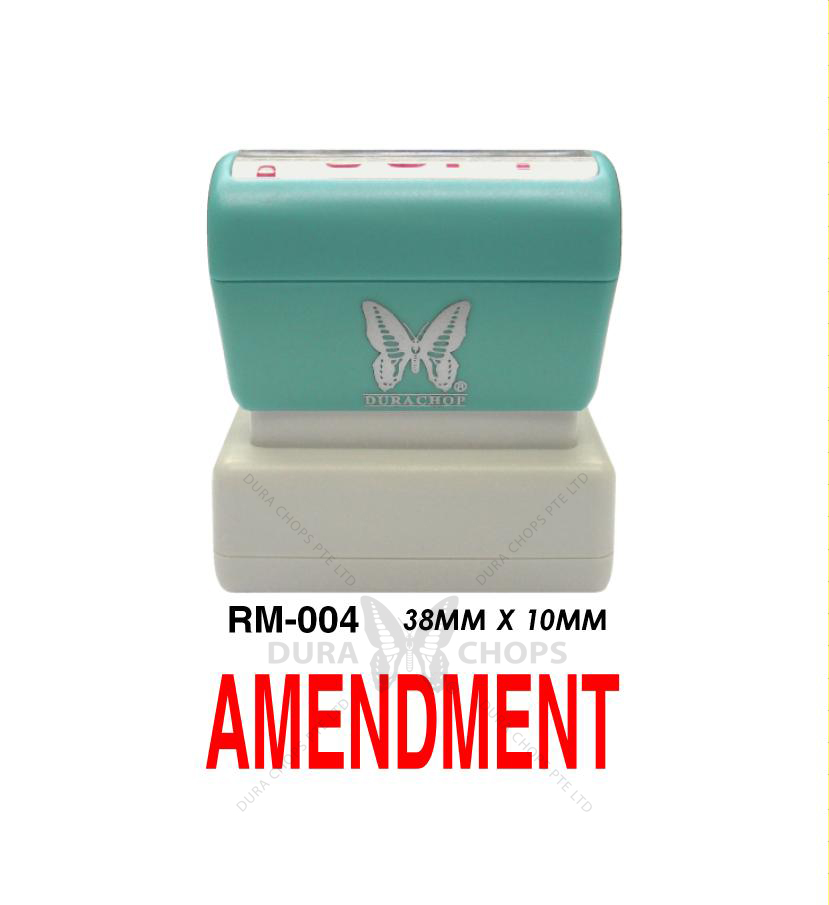 RM-004 - AMENDMENT