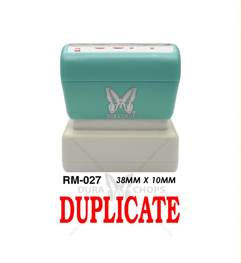 RM-027 - DUPLICATE