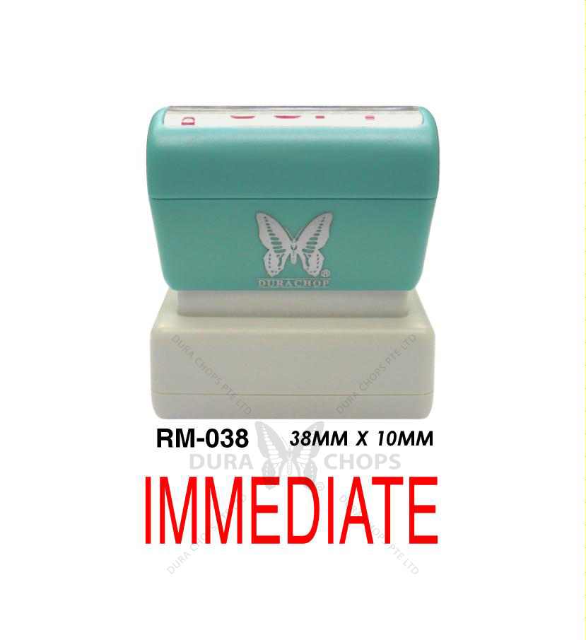 RM-038 - IMMEDIATE