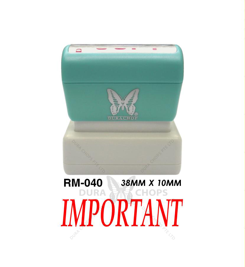 RM-040 - IMPORTANT