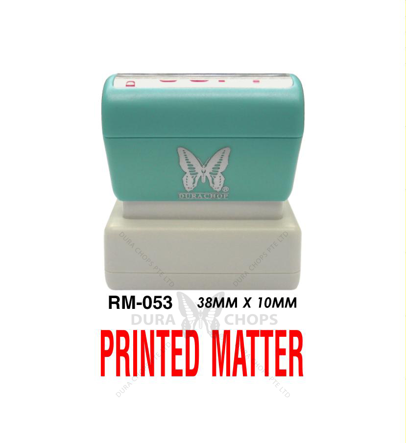 RM-053 - PRINTED MATTER