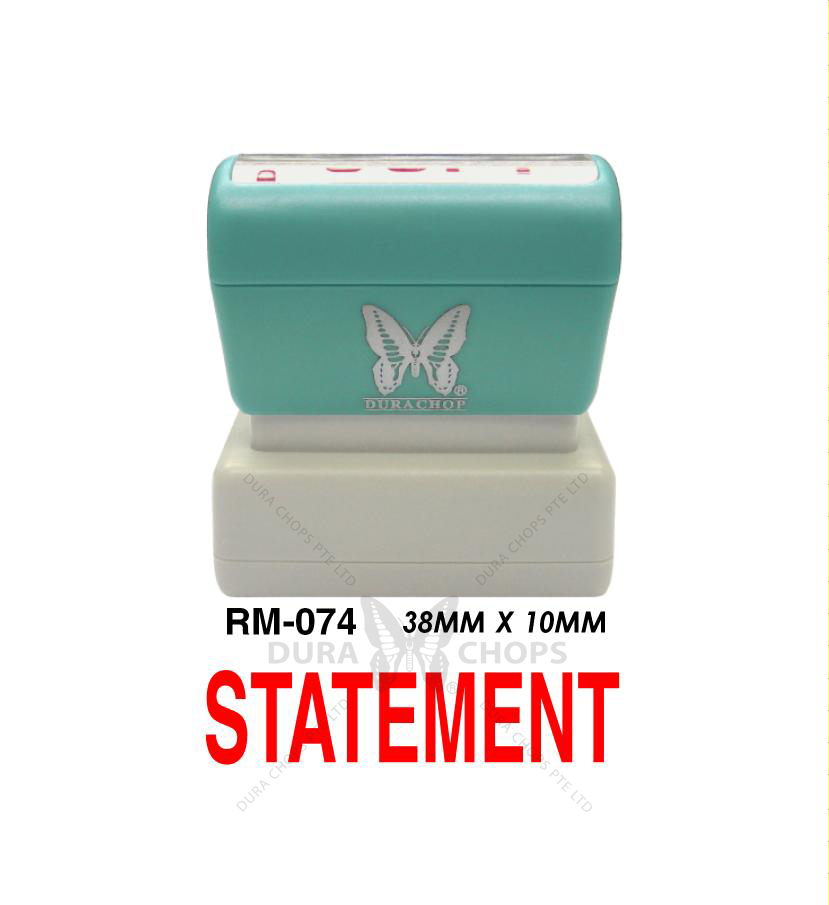 RM-074 - STATEMENT