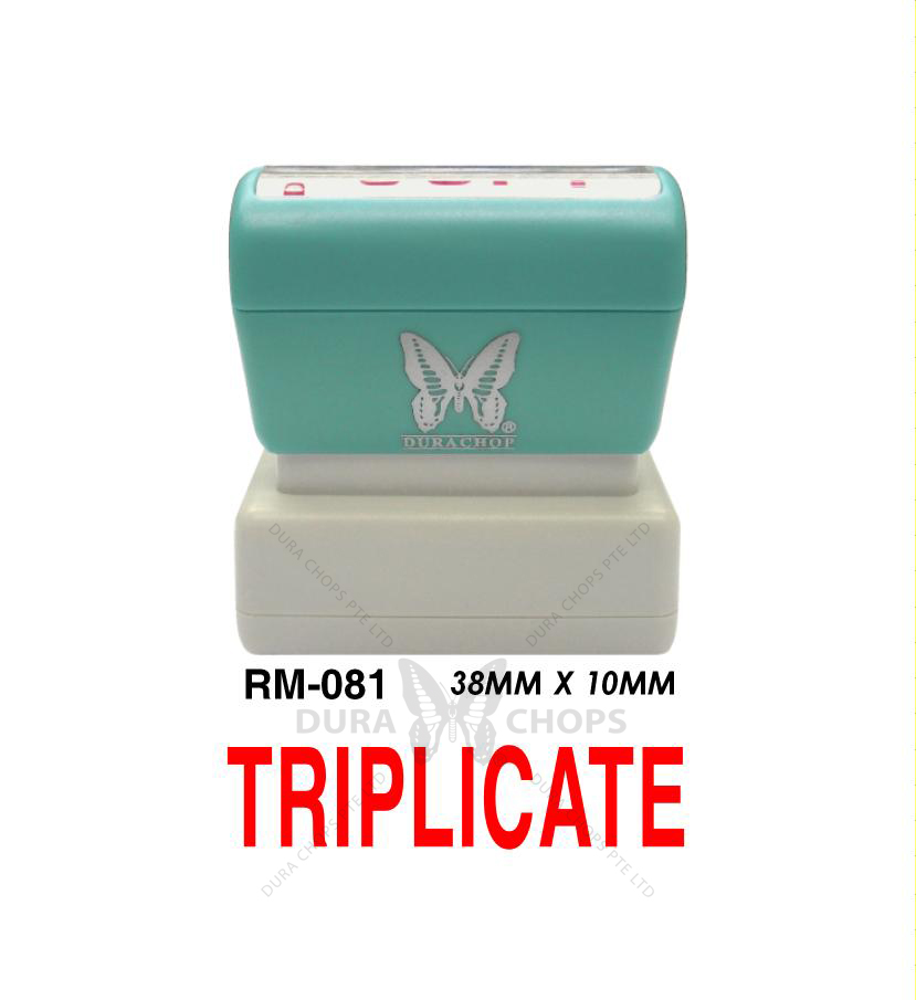 RM-081 - TRIPLICATE